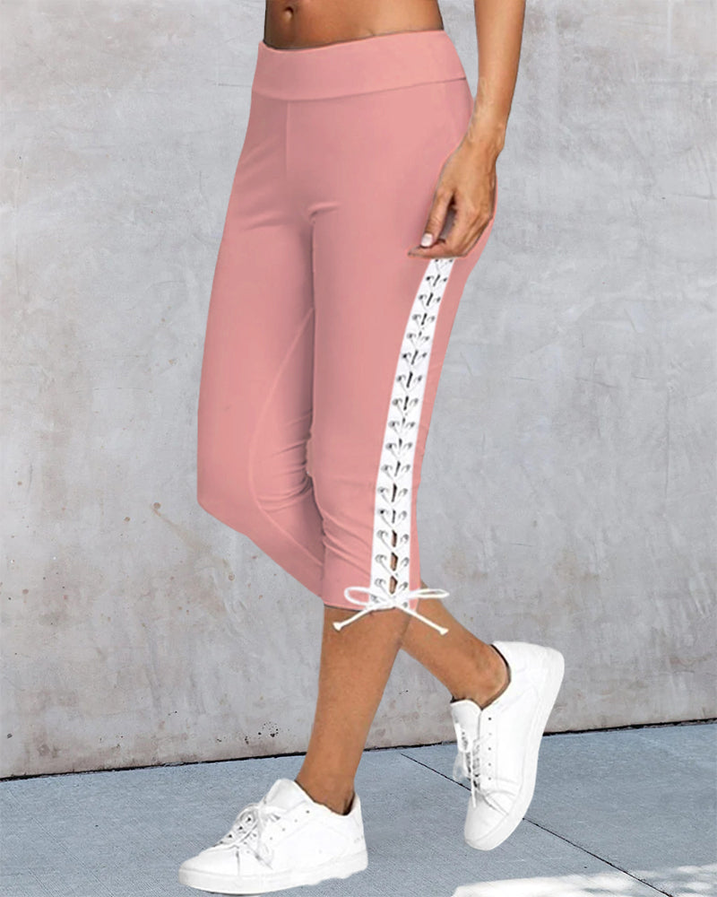 Legging classique de couleur unie