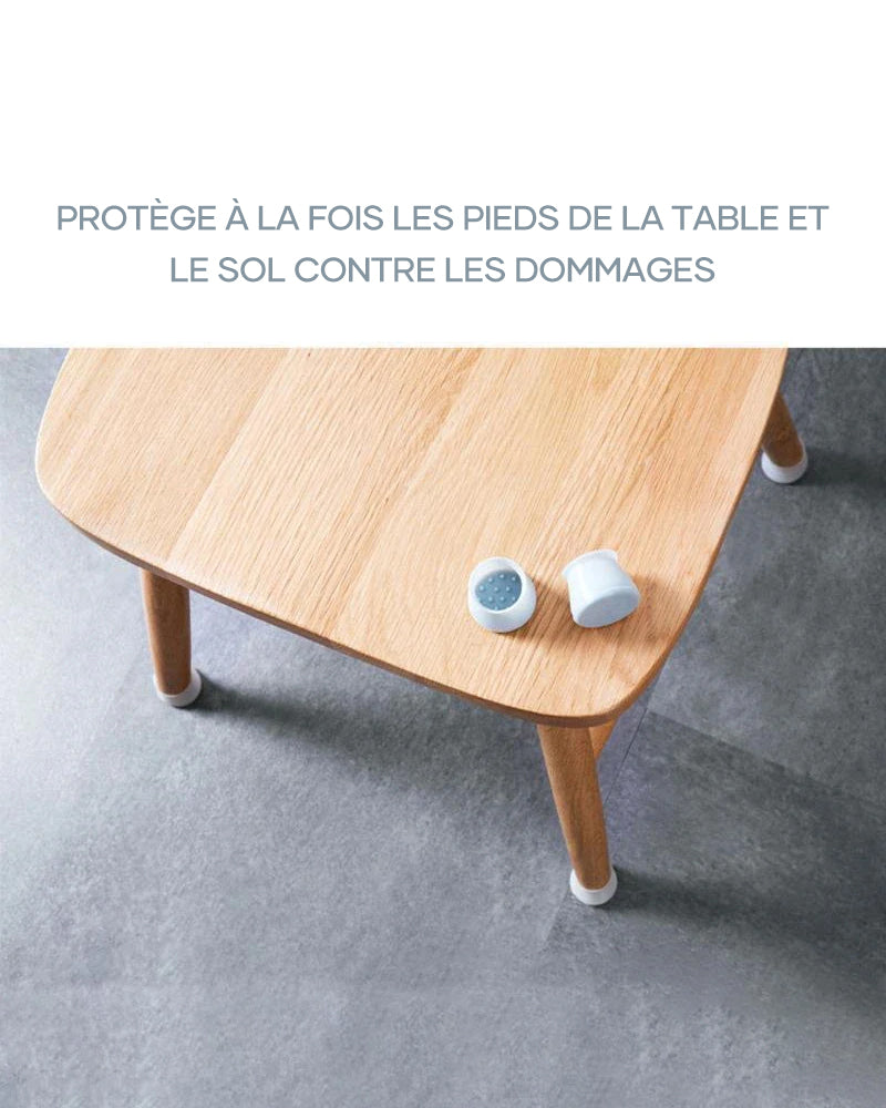 Housse de protection élastique en feutre pour tables et chaises